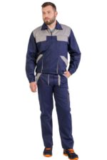 Costum AVANGARD albastr cu sur (la comanda)