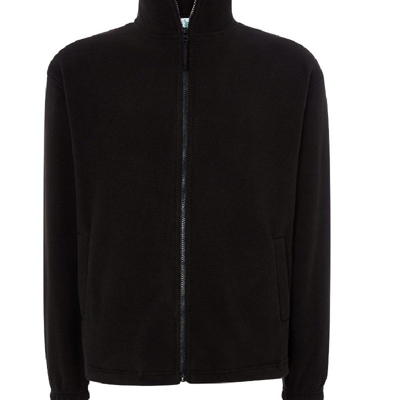 flra300_bk_2 Hanorac din flis culoare negru - imagine 1