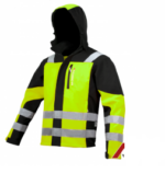 Scurta Softshell ClassicVis Yellow