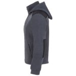 Батник Fleece Premium с капюшоном графит — изображение 4