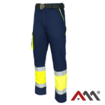 Pantaloni reflectorizanti VisTeam navy blue