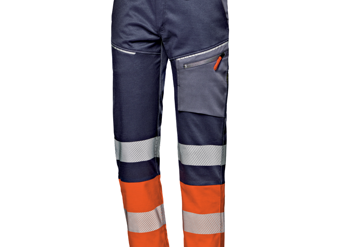 MC2911QM Брюки рабочие CONTRAST HI-VIS ORANGE — изображение 1